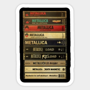 Retro Heavy Metal - Cassette Style Sticker